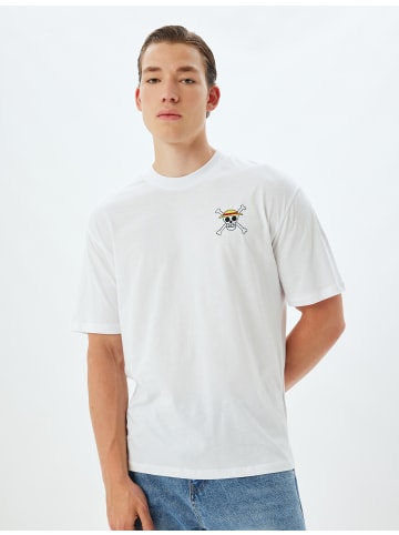 KOTON T-shirt in Weiß