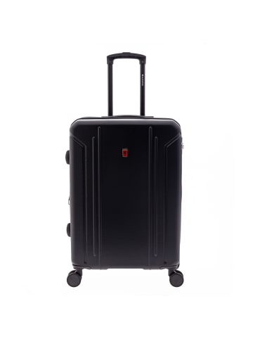 Gladiator 2900 4 Rollen Trolley M 67 cm mit Dehnfalte black