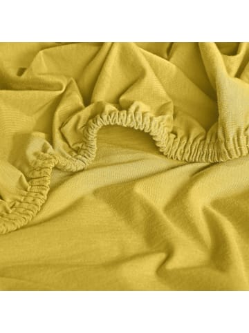 Erwin Müller Single-Jersey Spannbettlaken Freising in gelb