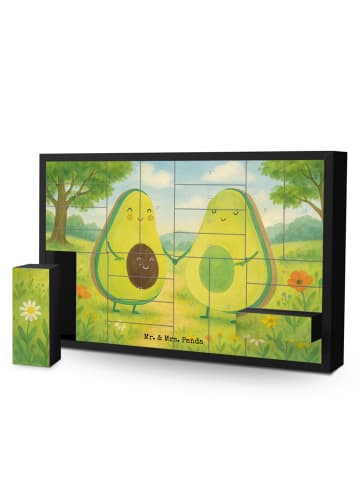 Mr. & Mrs. Panda Befüllbarer Adventskalender Avocado Pärchen Des... in Weiß