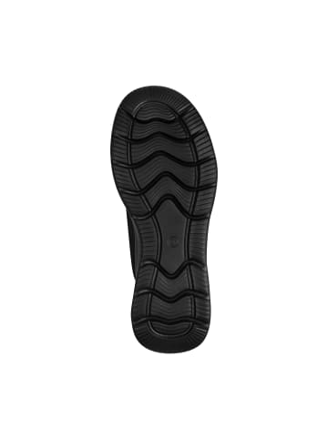 Tamaris Comfort-Sneaker aus Leder in Low-Cut-Ausführung Schwarz