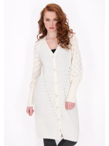 DreiMaster Women Cardigan in white