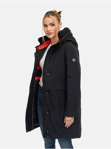 Marikoo Kurzmantel Pakaami 16 in Black