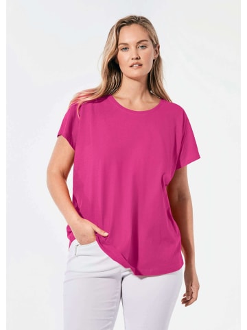 GOLDNER Shirt mit Rundhalsausschnitt in pink