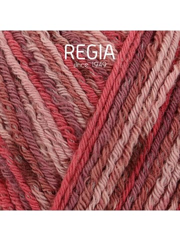 Regia Handstrickgarne 4-fädig Cotton Color, 100g in Pomegra