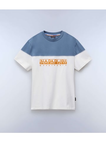Napapijri T-Shirt "S-Saturnia Ss" in Weiß