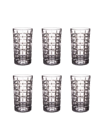 Butlers 6x Longdrinkgläser 340ml MADISON in Transparent