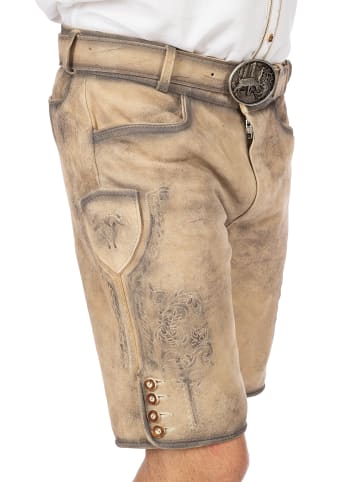 Gwandler Lederhose JONAS-gespeckt in natur