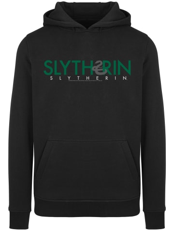 F4NT4STIC Hoodie Harry Potter Slytherin Text in schwarz