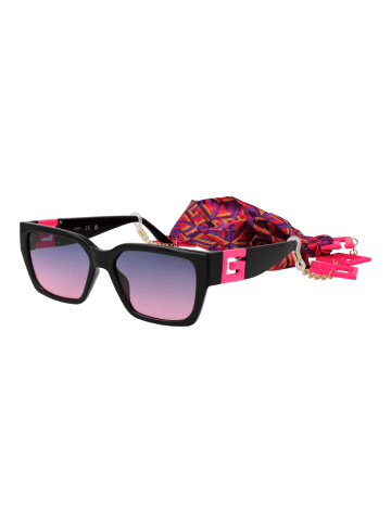 Guess Frauen Sonnenbrille Quadratisch Schwarz