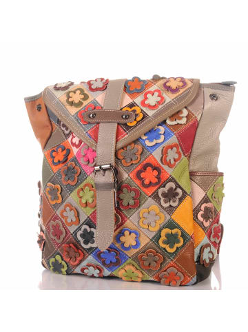 Kmisso Rucksack in Bunt - Rot