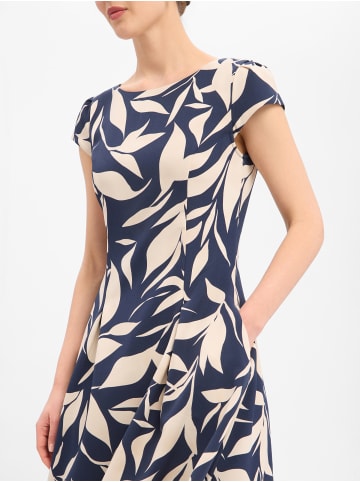BETTY & CO Kleid in beige marine - 0001
