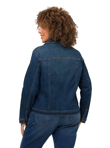 Ulla Popken Jeansjacke in blue denim