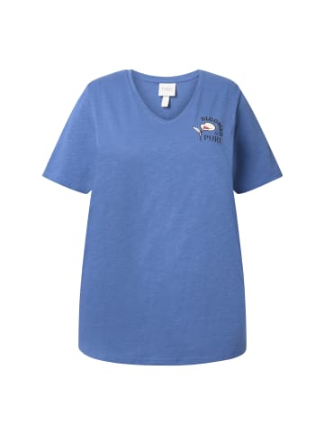 Ulla Popken Shirt in helles segelblau