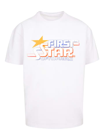 F4NT4STIC T-Shirt FIRSTSTAR Inc Retro Gaming SEVENSQUARED in weiß