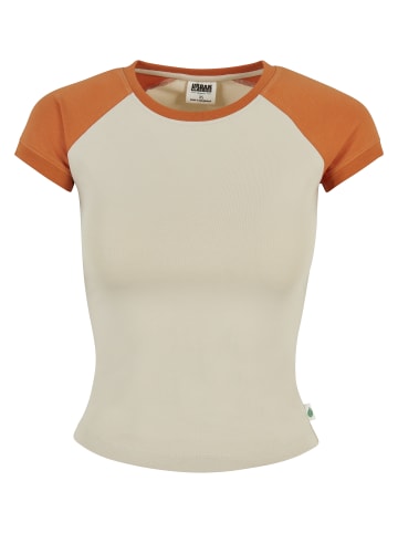 Urban Classics T-Shirts in softseagrass/vintageorange