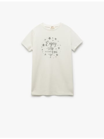 KOTON TSHIRT SS in Ekru