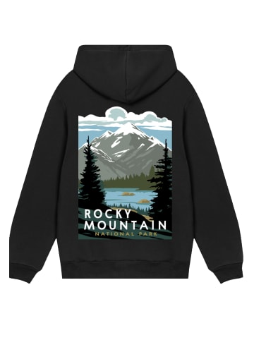 F4NT4STIC Hoodie US National Parks Rocky Mountain National Park in schwarz