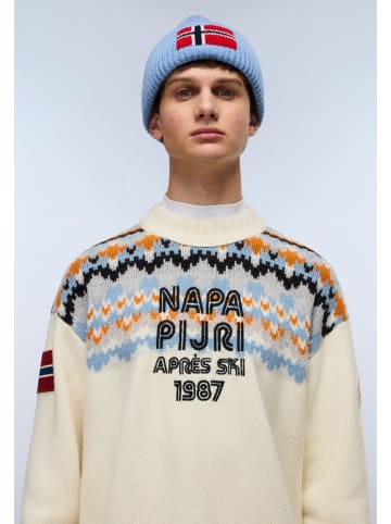 Napapijri Pullover "D-Fiames C" in Beige