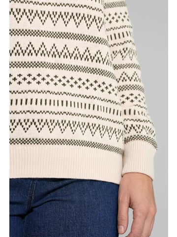 Ulla Popken Pullover in perlweiß