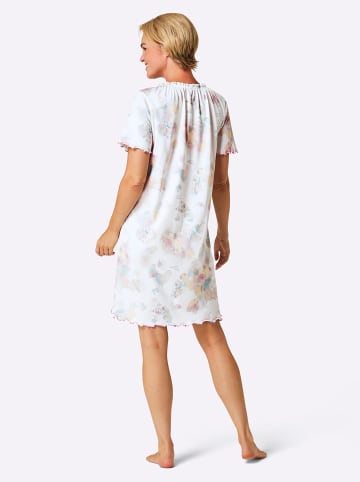 WITT WEIDEN Nachthemd in weiß-mint-bedruckt