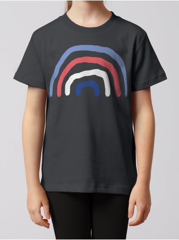 wat? Apparel T-Shirt Regenbogen in Grau