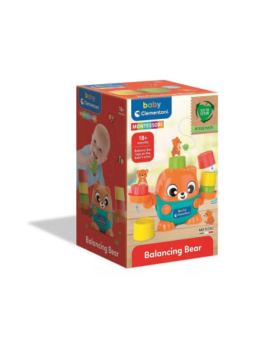 Clementoni Farbe Montessori Balancierender Bären-Babyspielzeug
