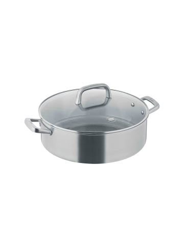 Berndes Servierpfanne mit Glasdeckel - Tricion Resist b.nature in poliert