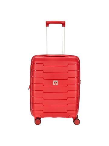 Roncato Skyline - 4-Rollen-Kabinentrolley S 55 cm  erw. USB-Anschluss (ciliegia) in rosso