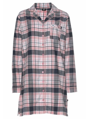 H.I.S Nachthemd in rosa-kariert