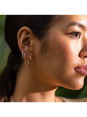 PURELEI 2tlg. Ohrring-Set Lovely Glitter in Rosegold