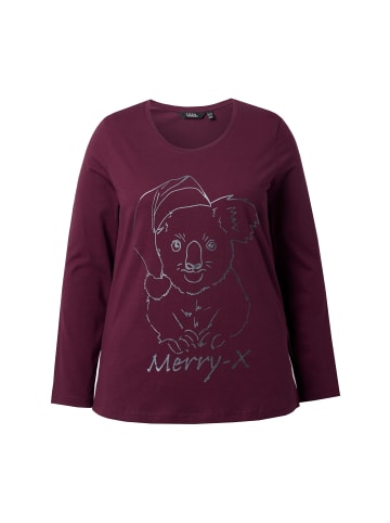Ulla Popken Longsleeve in pflaume