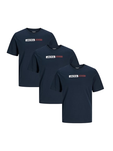 Jack & Jones T-Shirt Corp in Navy blazer