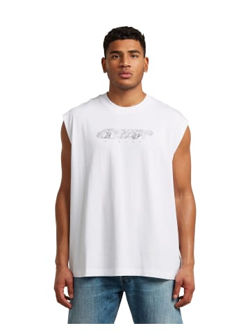 G-Star Raw Loose Graphic Sleeveless T-Shirt white
