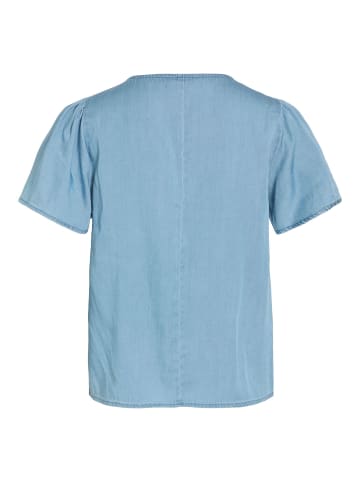 Vila Oberteil mit kurzen Ärmeln in Coronet Blue