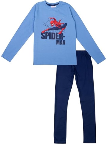 United Labels Spiderman Schlafanzug für Jungen in Blau