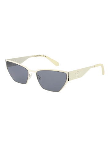 CALVIN KLEIN JEANS Frauen Sonnenbrille Katzenauge Beige