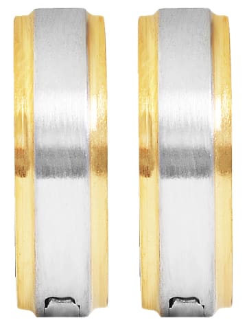 Adeliás Unisex Ohrringe – Klappcreole aus Edelstahl in silber