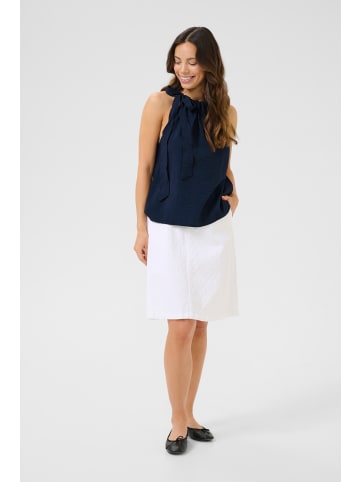 Cream Kurzarm-Bluse CRElora A-shape in Navy Blazer