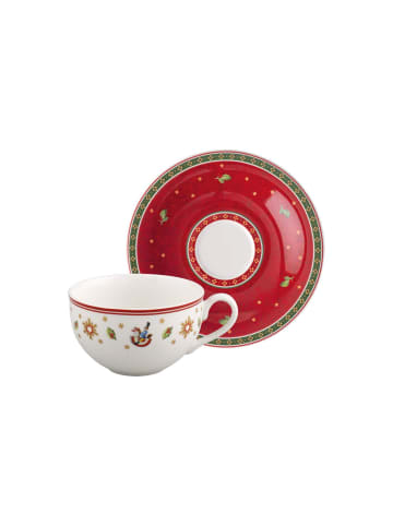 Villeroy & Boch 2er Set Kaffeetasse mit Untertasse Toy's Delight 170 ml in rot
