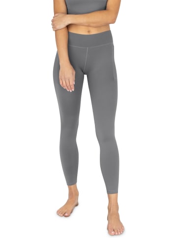 Circle Five High Waist Sporthosen-Set in Schwarz/Anthrazit