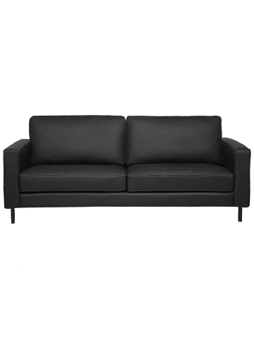 Beliani 3-Sitzer Sofa SAVALEN in Schwarz - (W) 204 x (H) 87 x (L) 91 cm