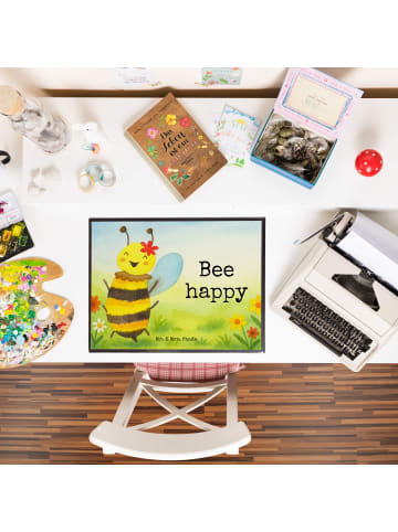 Mr. & Mrs. Panda Tischmatte Biene Happy Design mit Spruch in Weiß