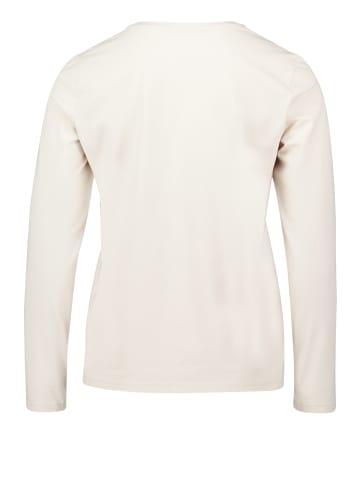 Betty Barclay Basic Shirt mit Placement in Beige/Taupe
