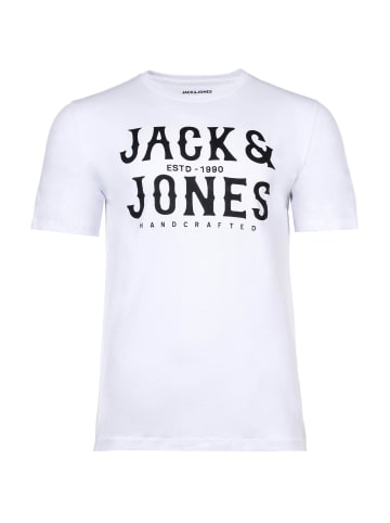 Jack & Jones T-Shirt 5er Pack in Weiß/Schwarz