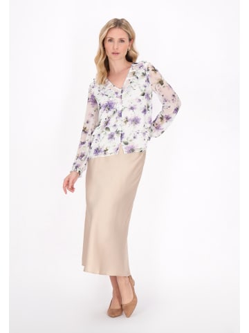 Usha Women Blouse in violet multicolor