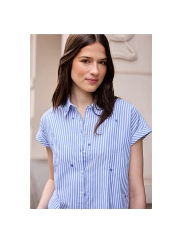Street One Halbarmbluse in eventide blue