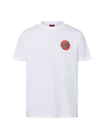 Santa Cruz T-Shirt Screaming Rose Flash in weiß