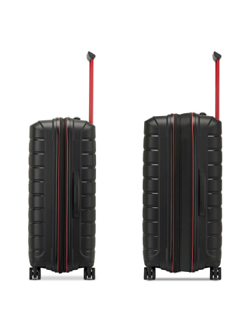 Roncato B-Flying Move 4 Rollen Trolley 68 cm mit Dehnfalte in nero fumo