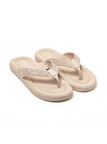 Brasileras Zehentrenner "Flopee" in Beige